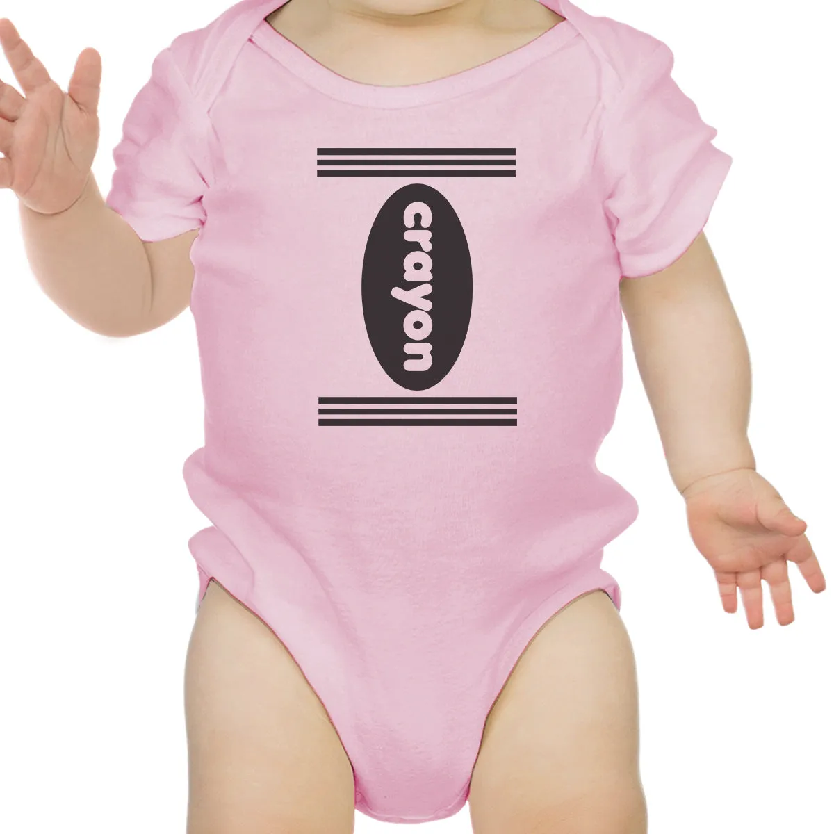 Crayon Baby Pink Onesie
