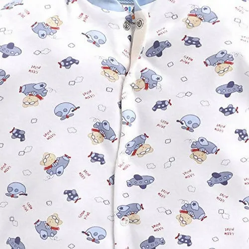 Daddy - G Rompers/Sleepsuits/Jumpsuit /Night Suits for New Born Babies - Blue