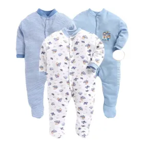 Daddy - G Rompers/Sleepsuits/Jumpsuit /Night Suits for New Born Babies - Blue