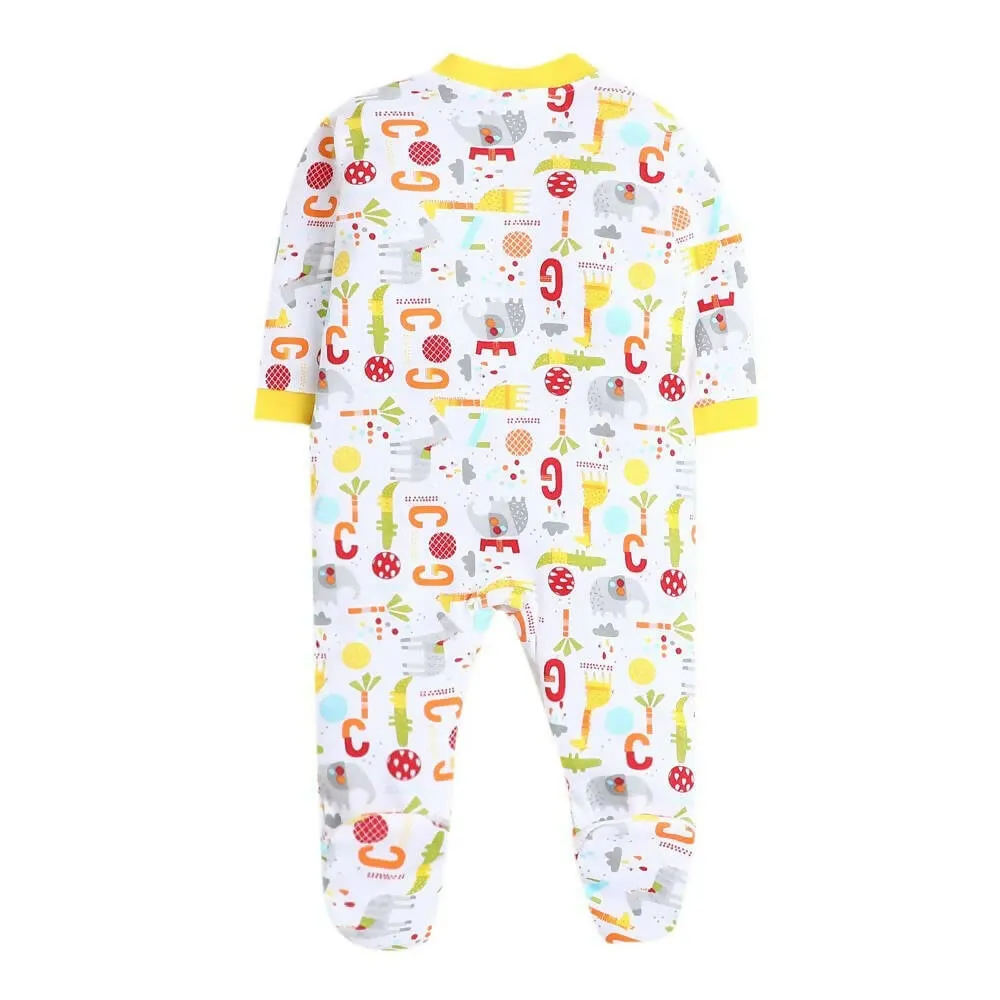 Daddy - G Rompers/Sleepsuits/Jumpsuit /Night Suits for New Born Babies - Yellow