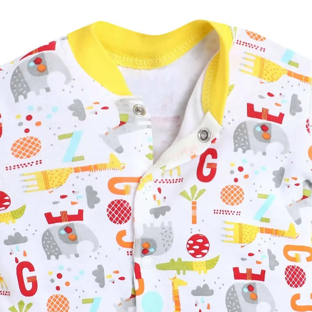 Daddy - G Rompers/Sleepsuits/Jumpsuit /Night Suits for New Born Babies - Yellow