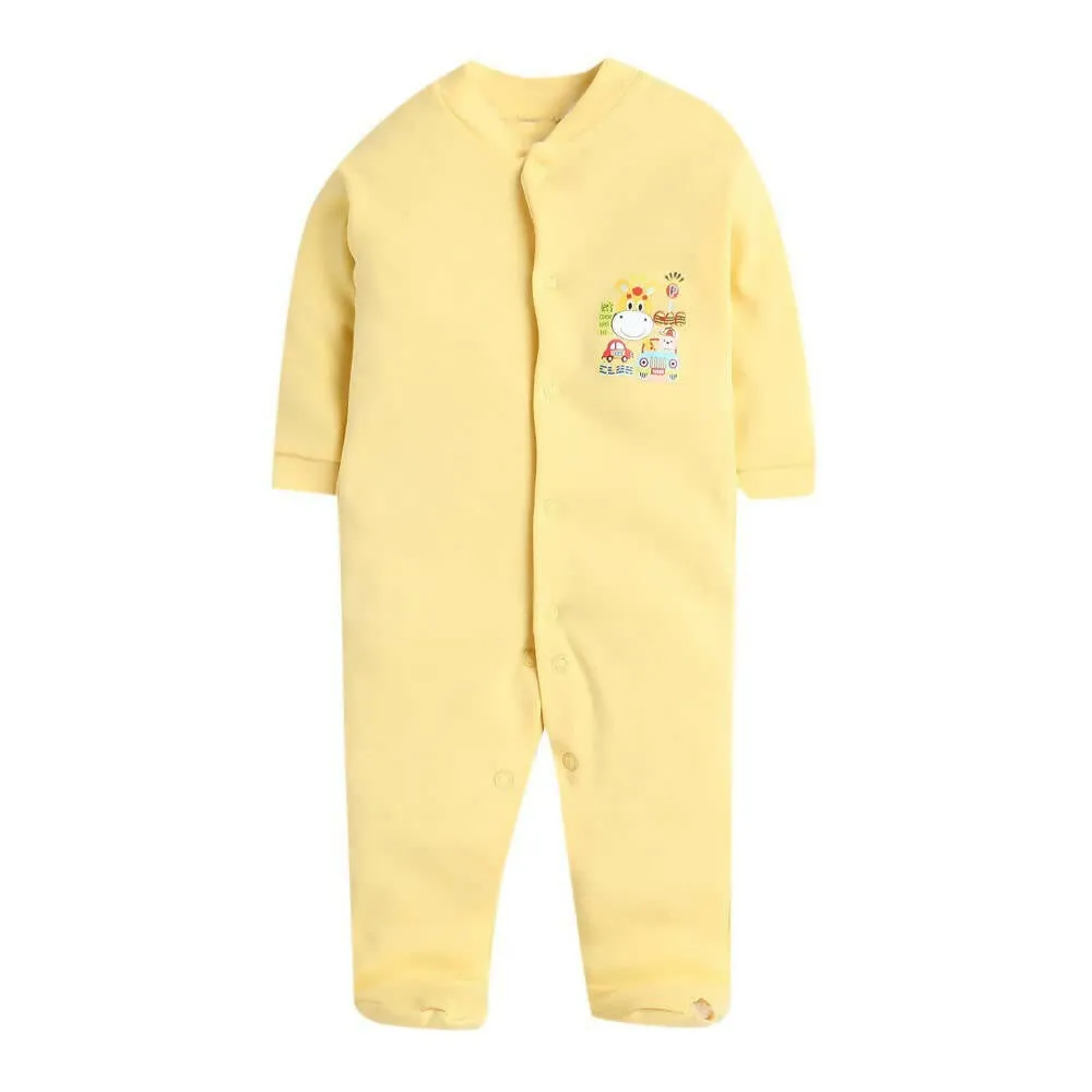 Daddy - G Rompers/Sleepsuits/Jumpsuit /Night Suits for New Born Babies - Yellow