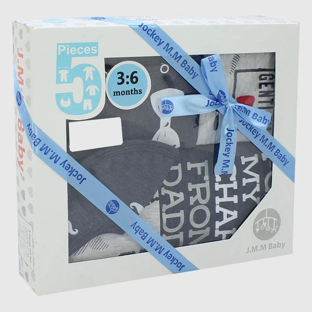 Daddy's Little Man 5-Piece Baby Layette Set