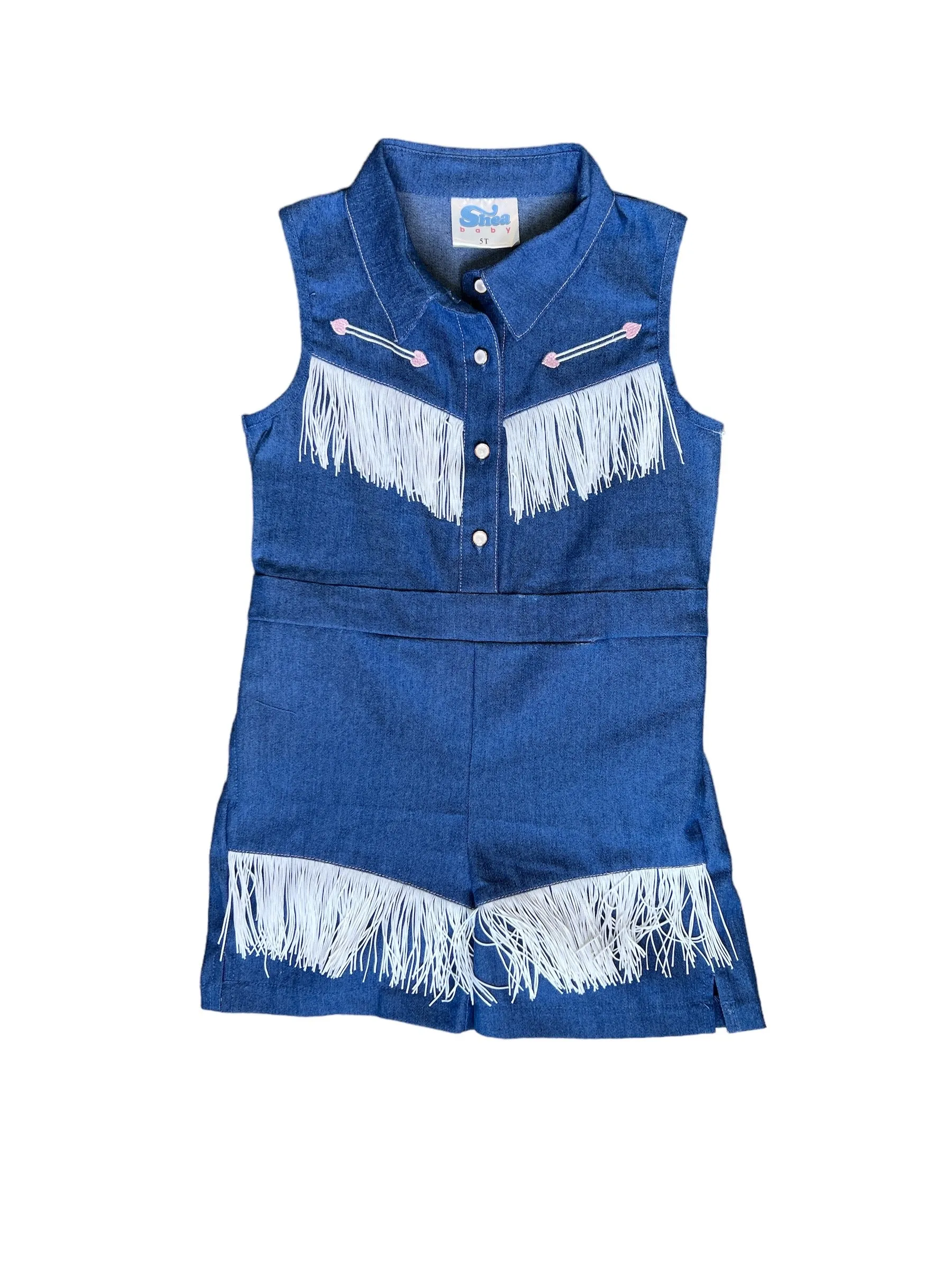 Denim Vintage Romper Toddler (2T-5T)