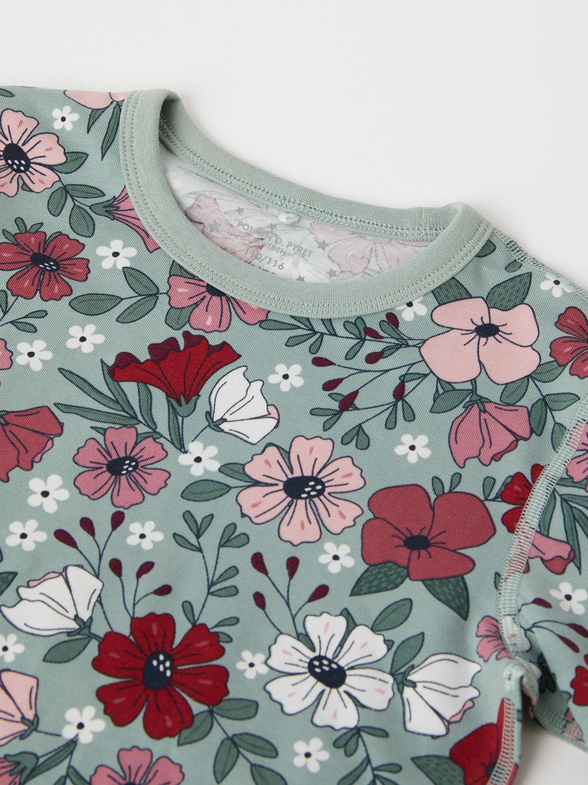 Floral Christmas Kids Pyjamas