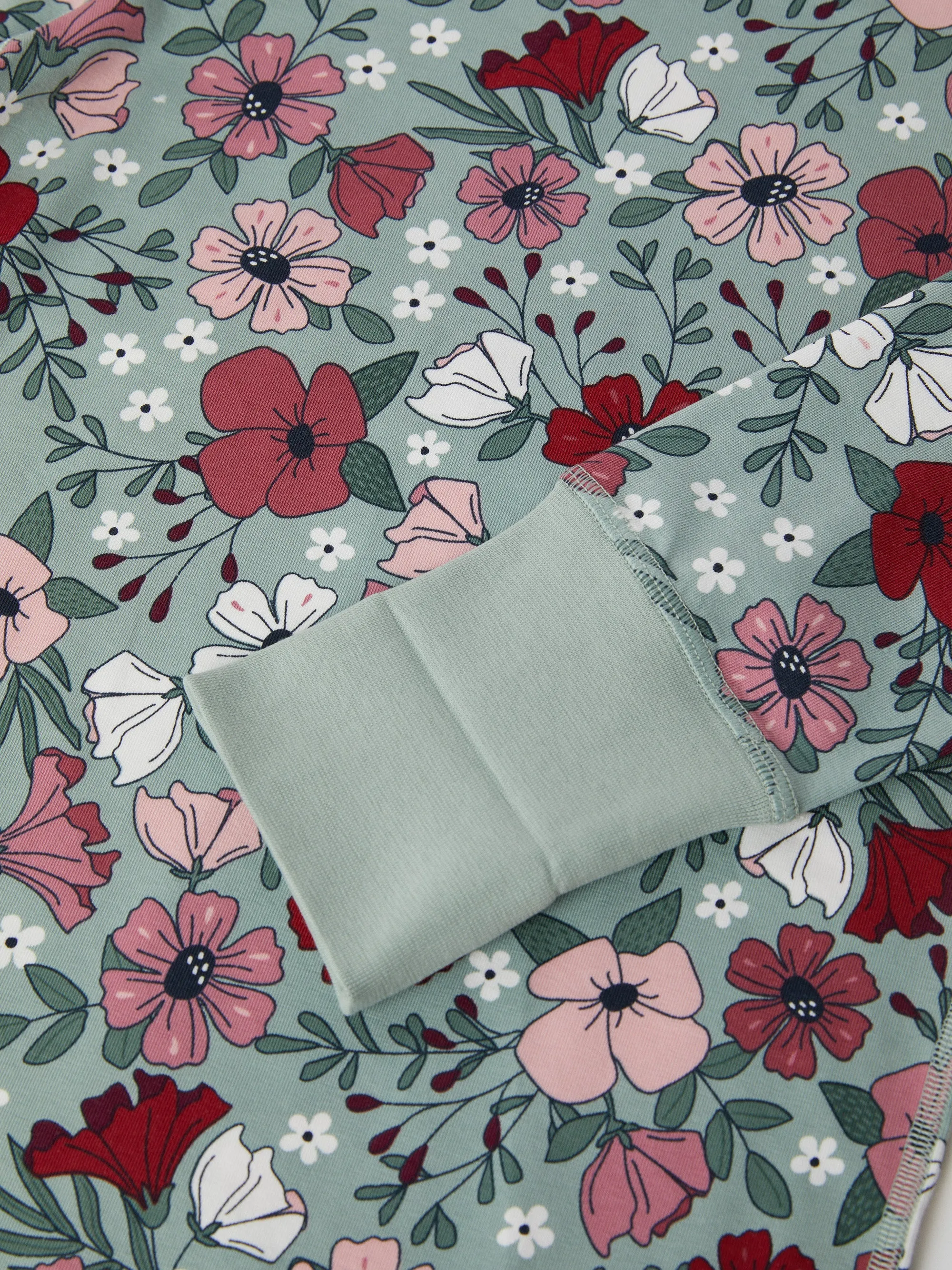 Floral Christmas Kids Pyjamas