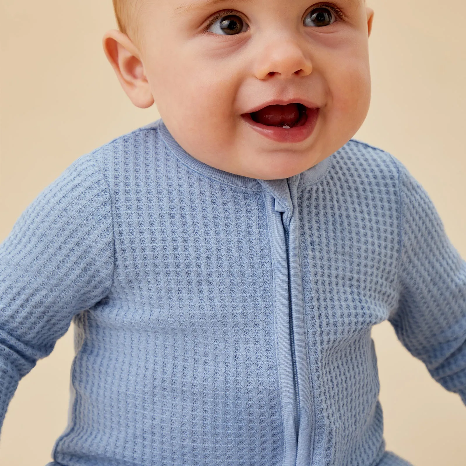 Floral Ribbed & Waffle Clever Zip Sleepsuit 2 Pack