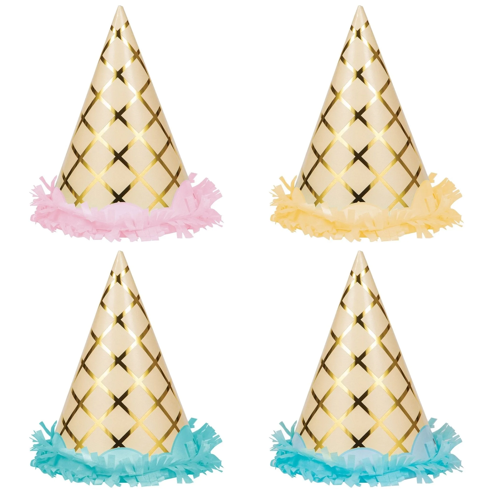 Fringe Ice Cream Party Hats