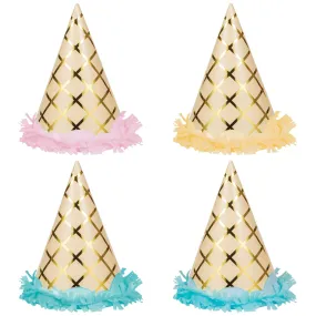 Fringe Ice Cream Party Hats
