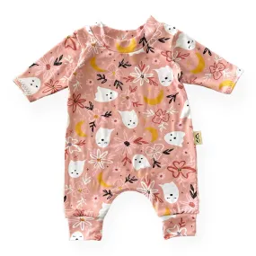 Ghouls on Peach Harem Romper