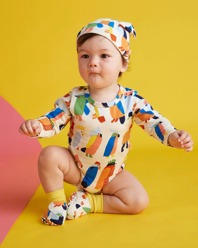 Halcyon Nights: Lunar Baby Hat Flamin' Galahs