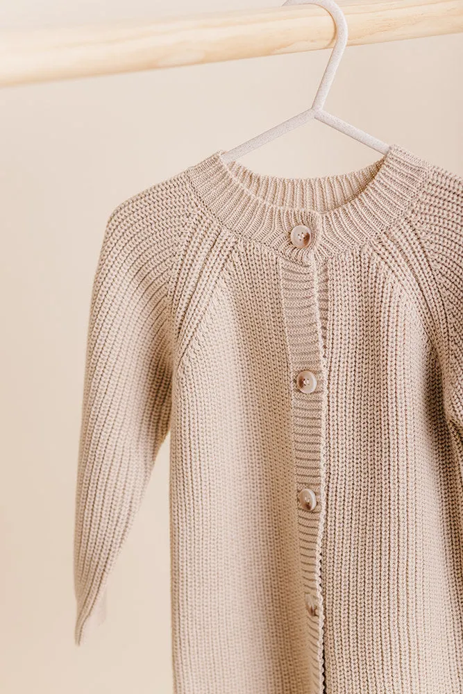 Hazelnut Knit Romper