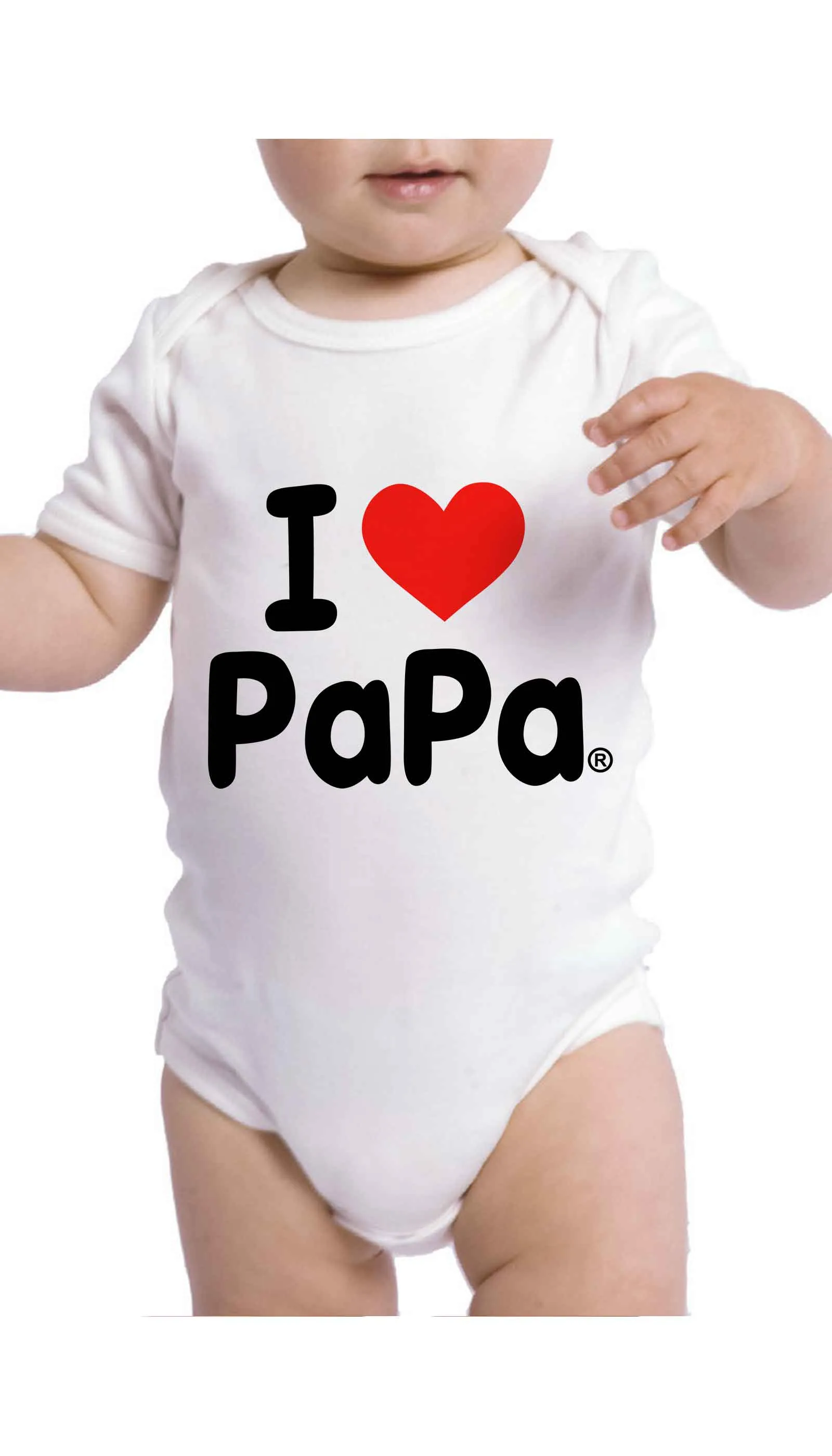 I Love Papa Infant Onesie