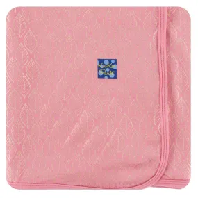 Kickee Pants - Print Swaddling Blanket - Desert Rose Gold Leaf