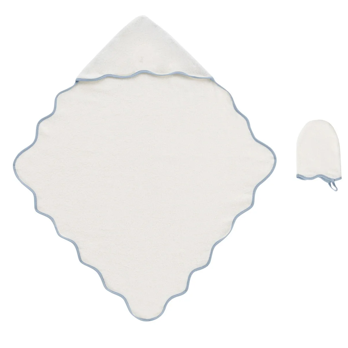 Kipp Blue Scallop Towel