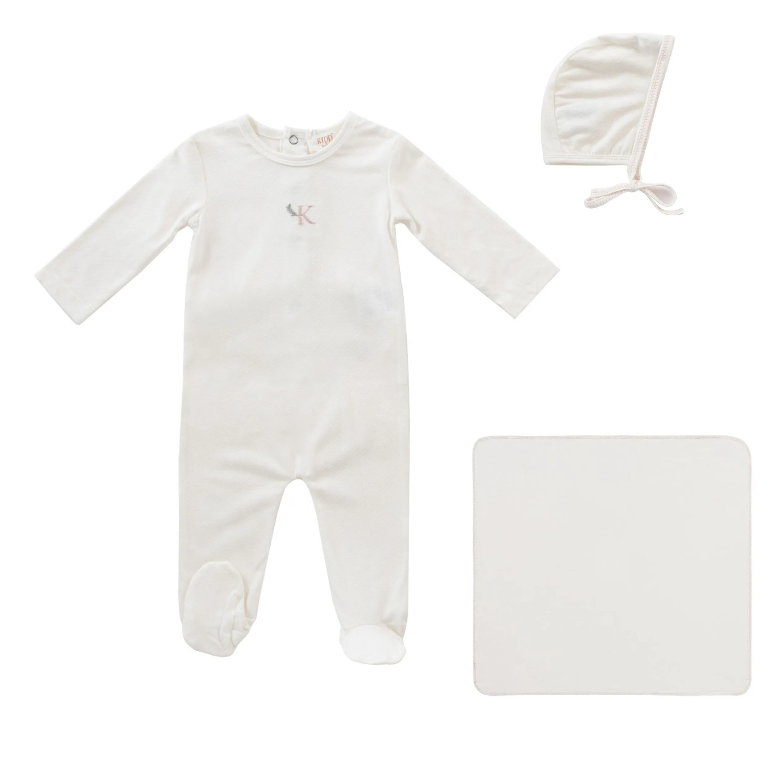 Kipp Pink Metallic Embroider Set