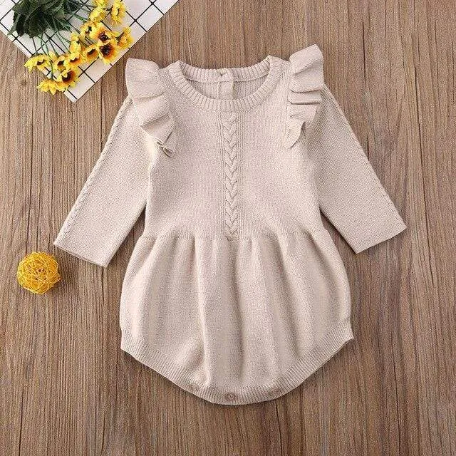 Knitted Baby Rompers