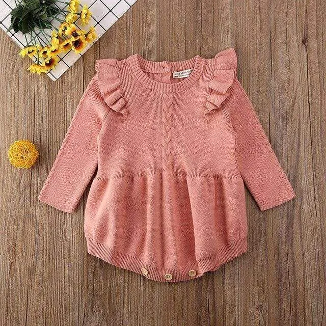 Knitted Baby Rompers