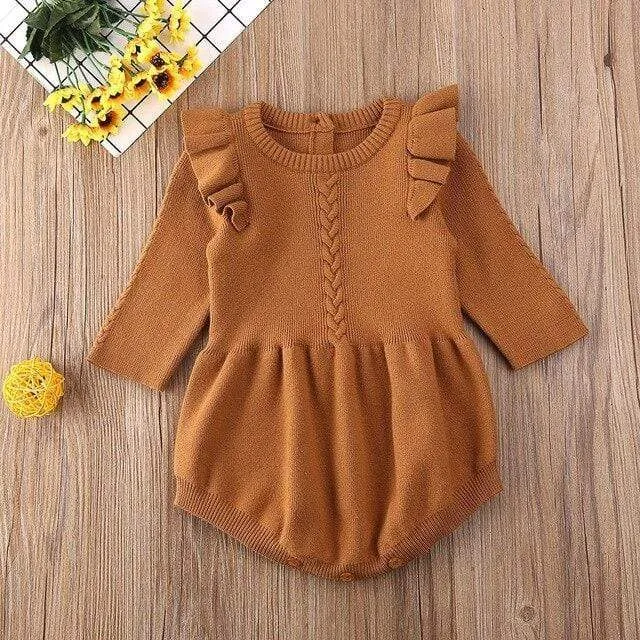 Knitted Baby Rompers