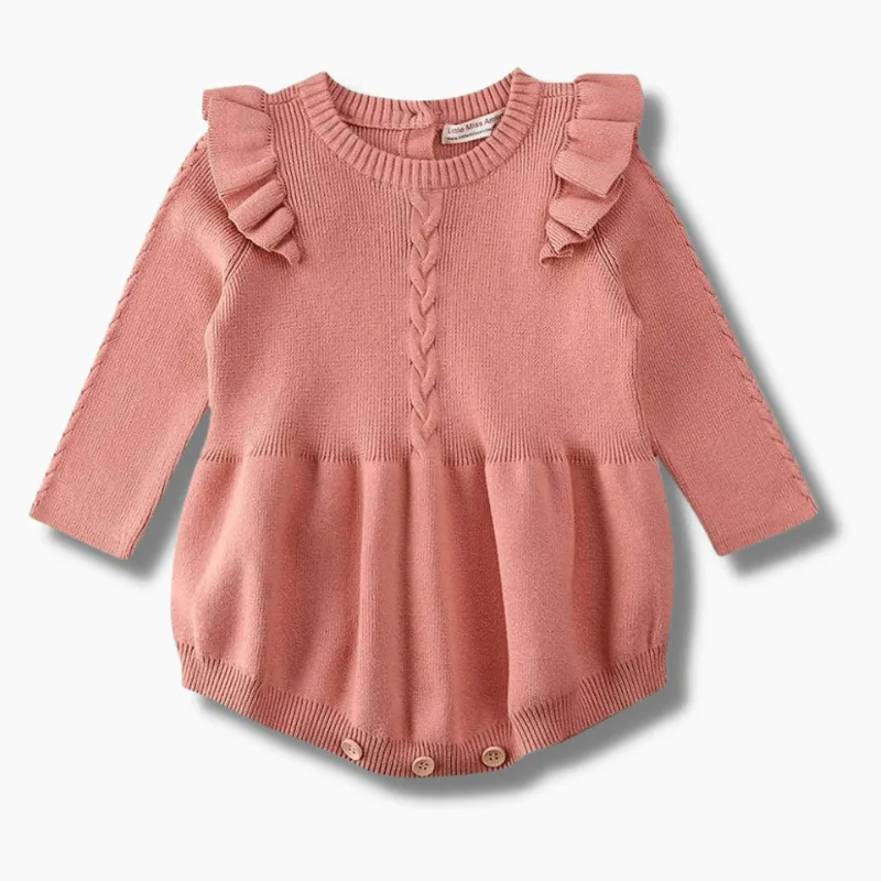 Knitted Baby Rompers