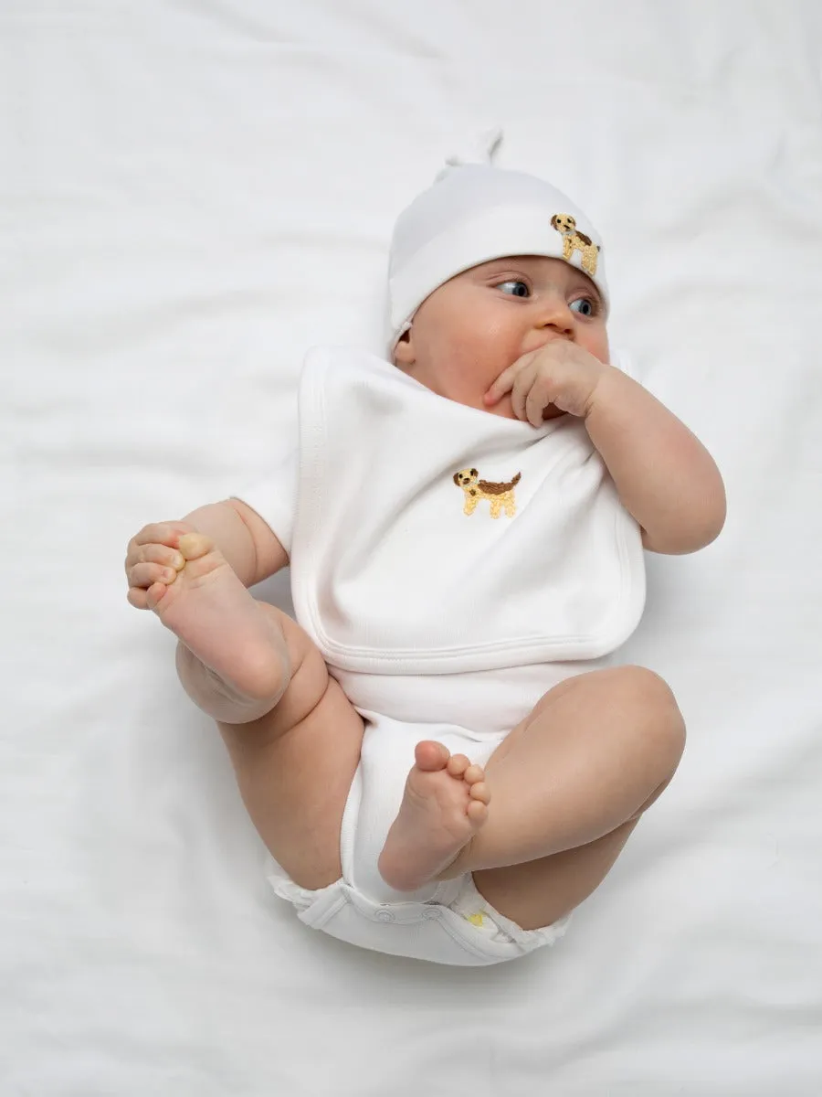 Knotted Hat - Combed Cotton (Embroidered)