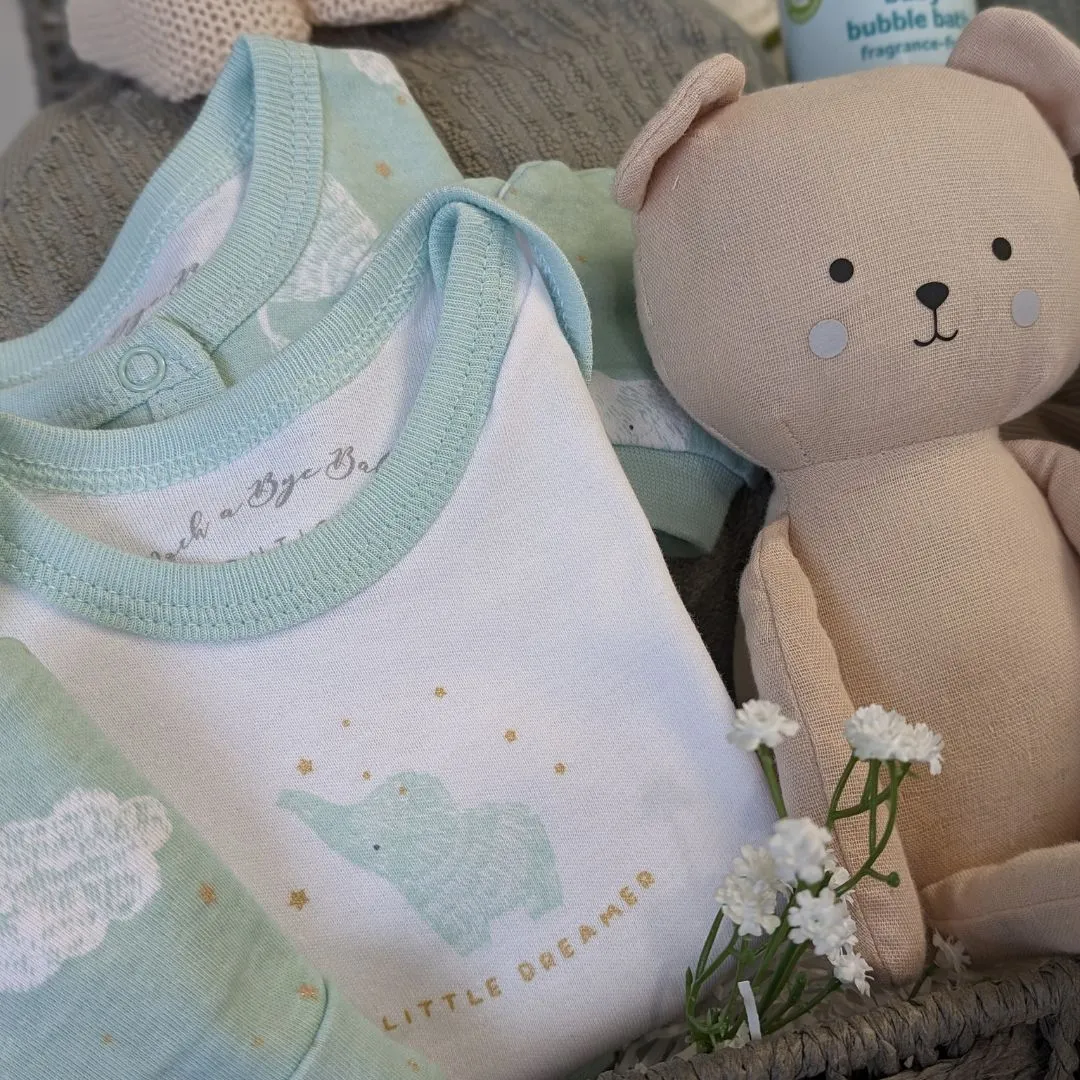 Large Twins Gifts Basket - Hello Little Ones