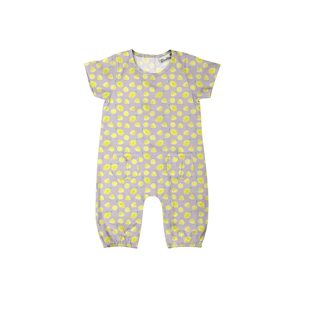 Layette Set with Long-Legged Romper <br> Lemons<br> <span style="font-size: 11px; font-family:Helvetica,Arial,sans-serif;">Can Be Personalised</span>