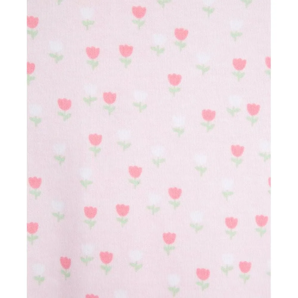 Little Me Girls Tulips Romper  - 2 Pack