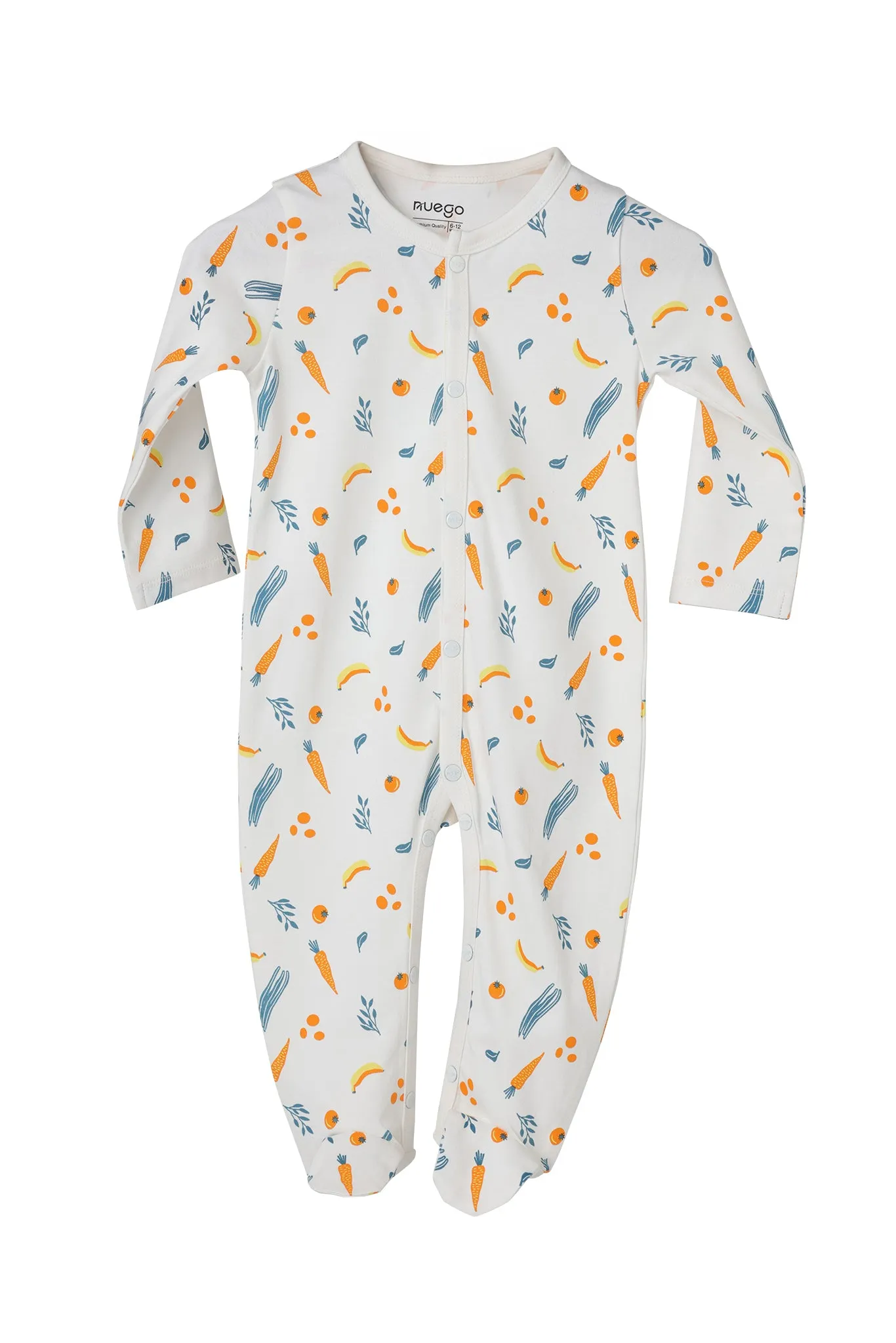 Long Sleeve Baby Girls Sleepsuits Pack of 3 made of Pure Cotton interlock Fabric