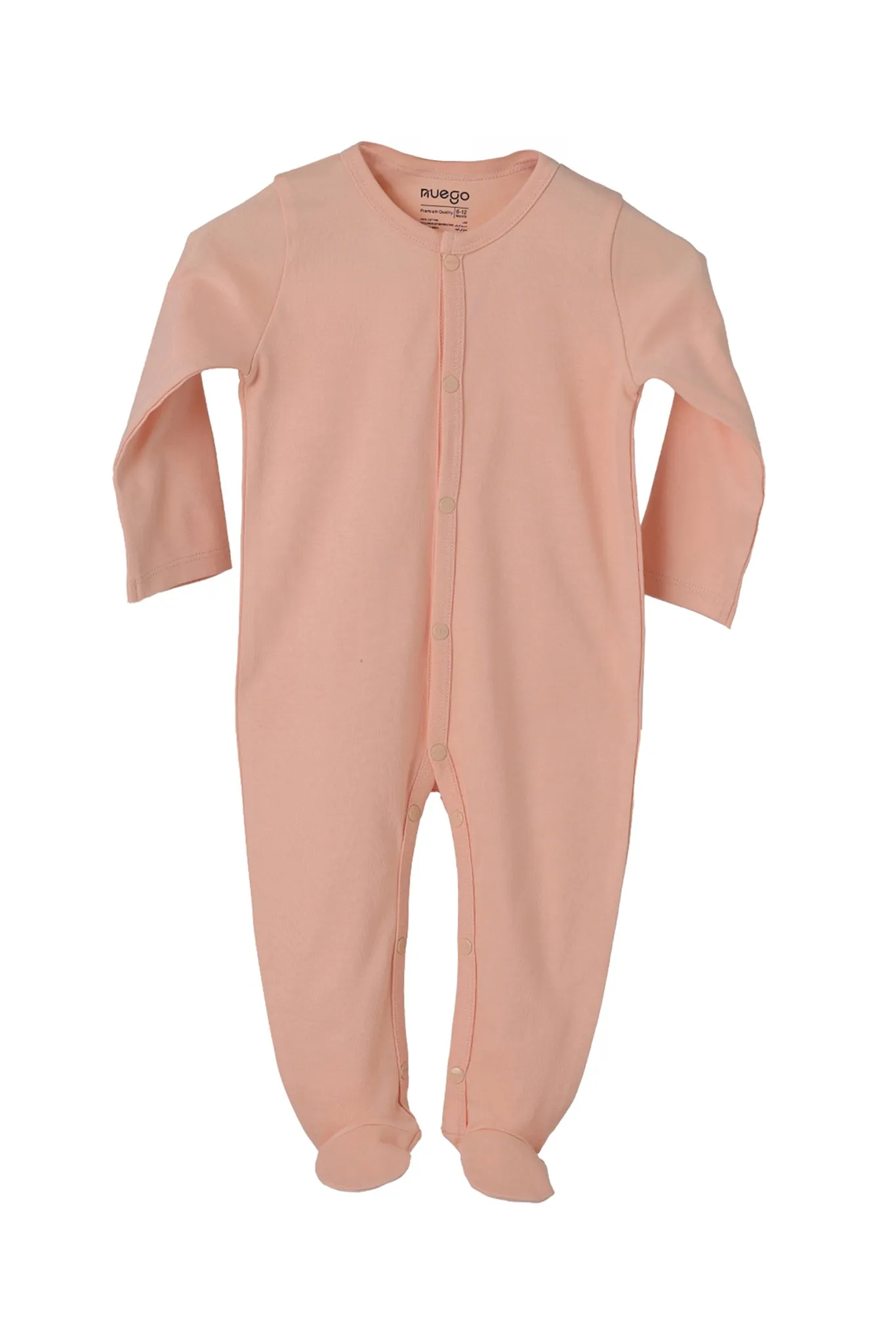 Long Sleeve Baby Girls Sleepsuits Pack of 3 made of Pure Cotton interlock Fabric
