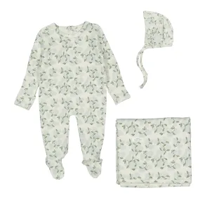Lovely Littles Blue Hydrangea Layette Set