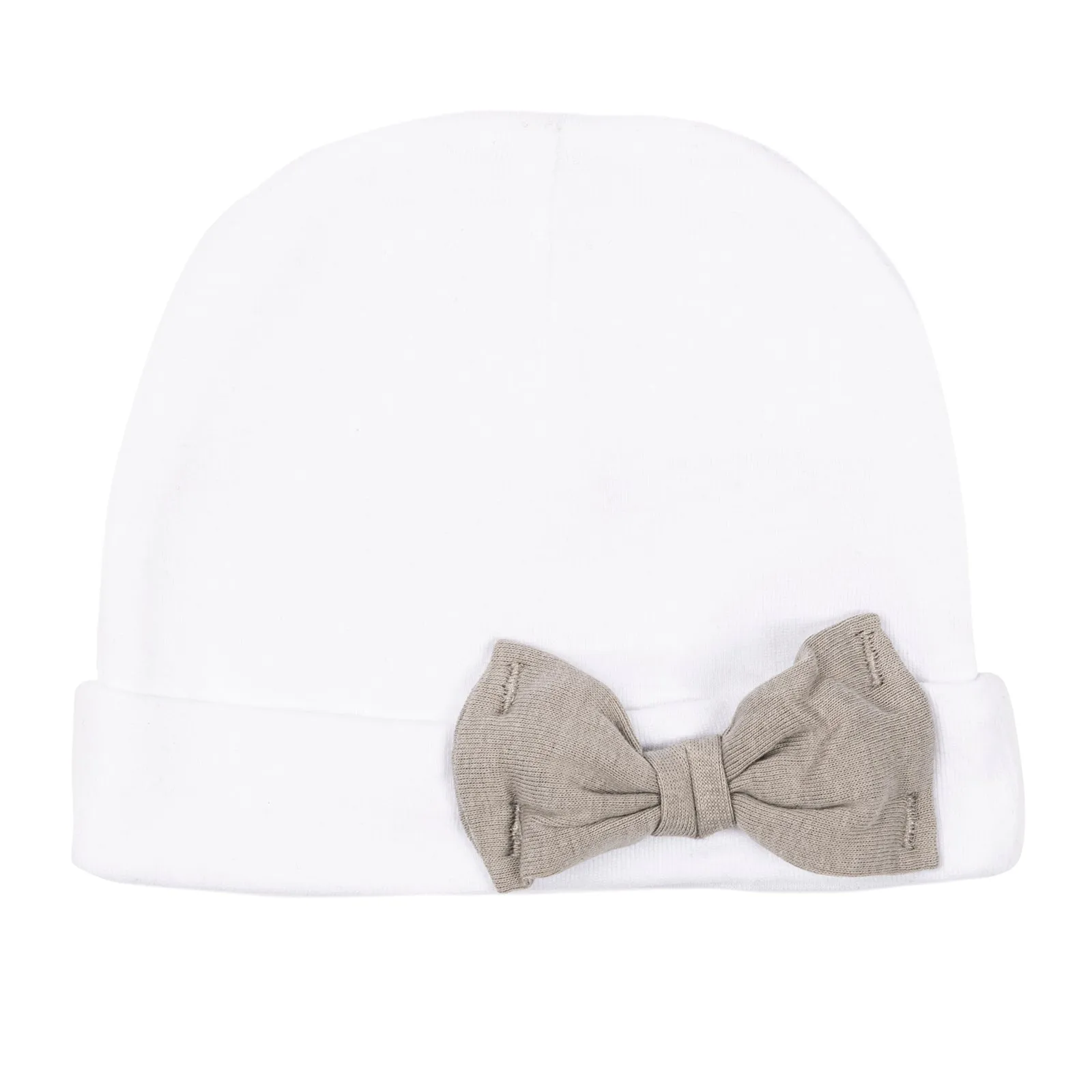 Mato & Hash Blanks - Baby Hat w/ Contrasting Bow