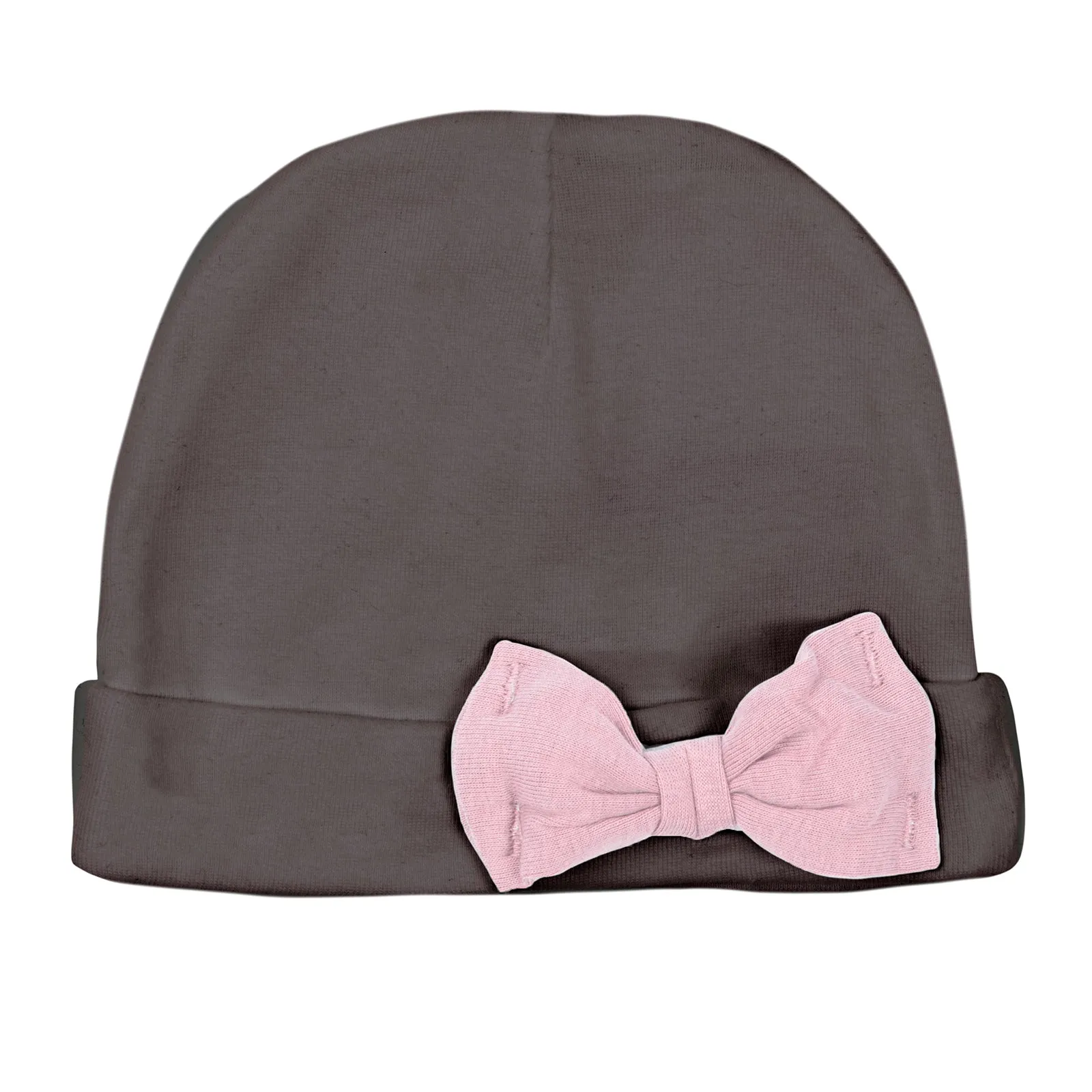 Mato & Hash Blanks - Baby Hat w/ Contrasting Bow