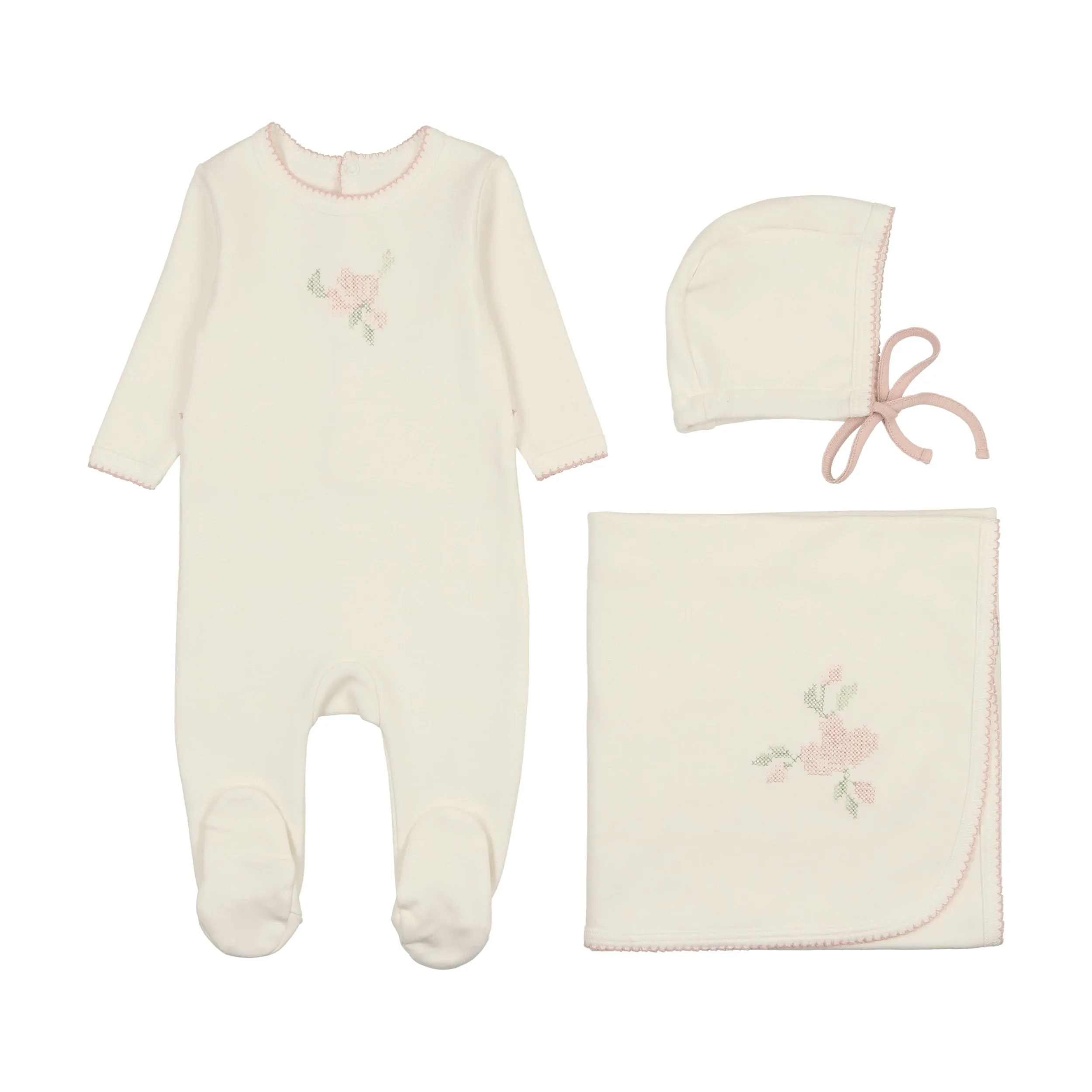 Mon Tresor - Heirloom Blossom Layette Set