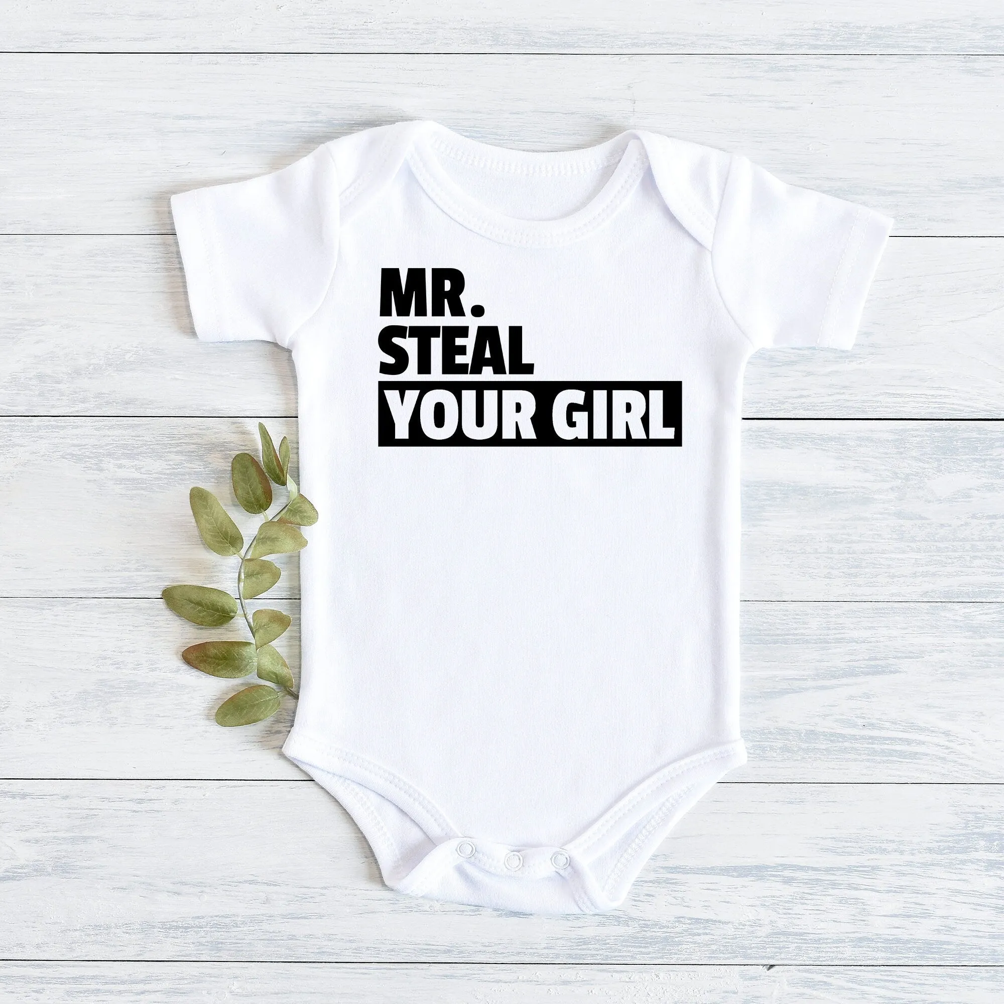 Mr. Steal Your Girl Baby Bodysuit