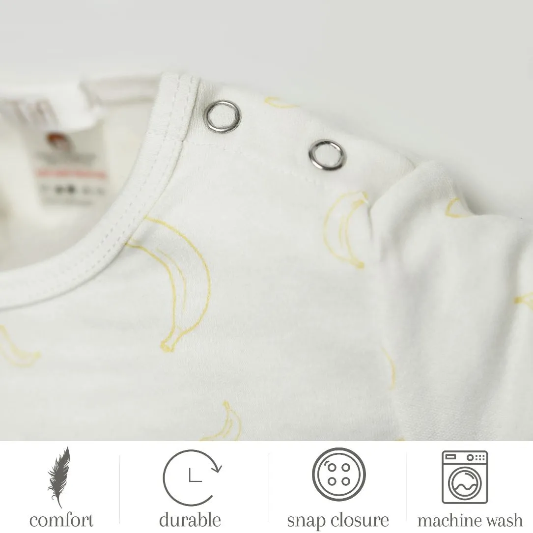 Newborn Baby Romper Bodysuit (ABC, Sun, Banana)