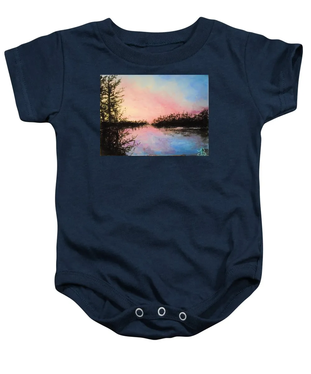 Night Streams in Sunset Dreams  - Baby Onesie