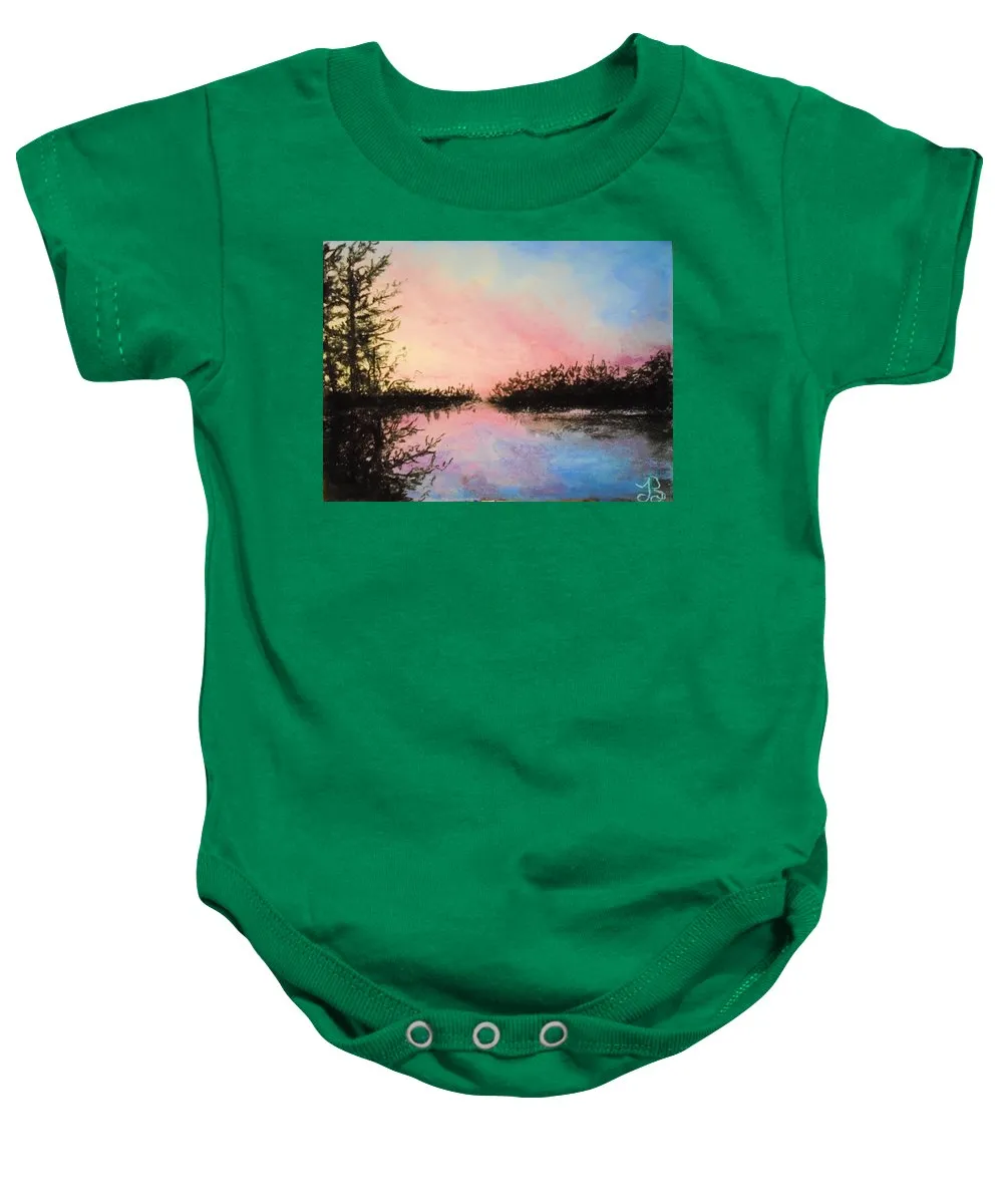 Night Streams in Sunset Dreams  - Baby Onesie