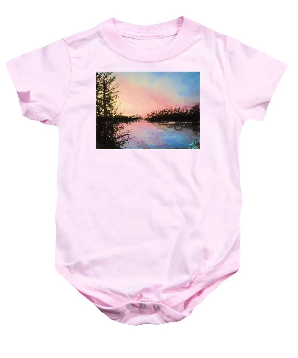Night Streams in Sunset Dreams  - Baby Onesie