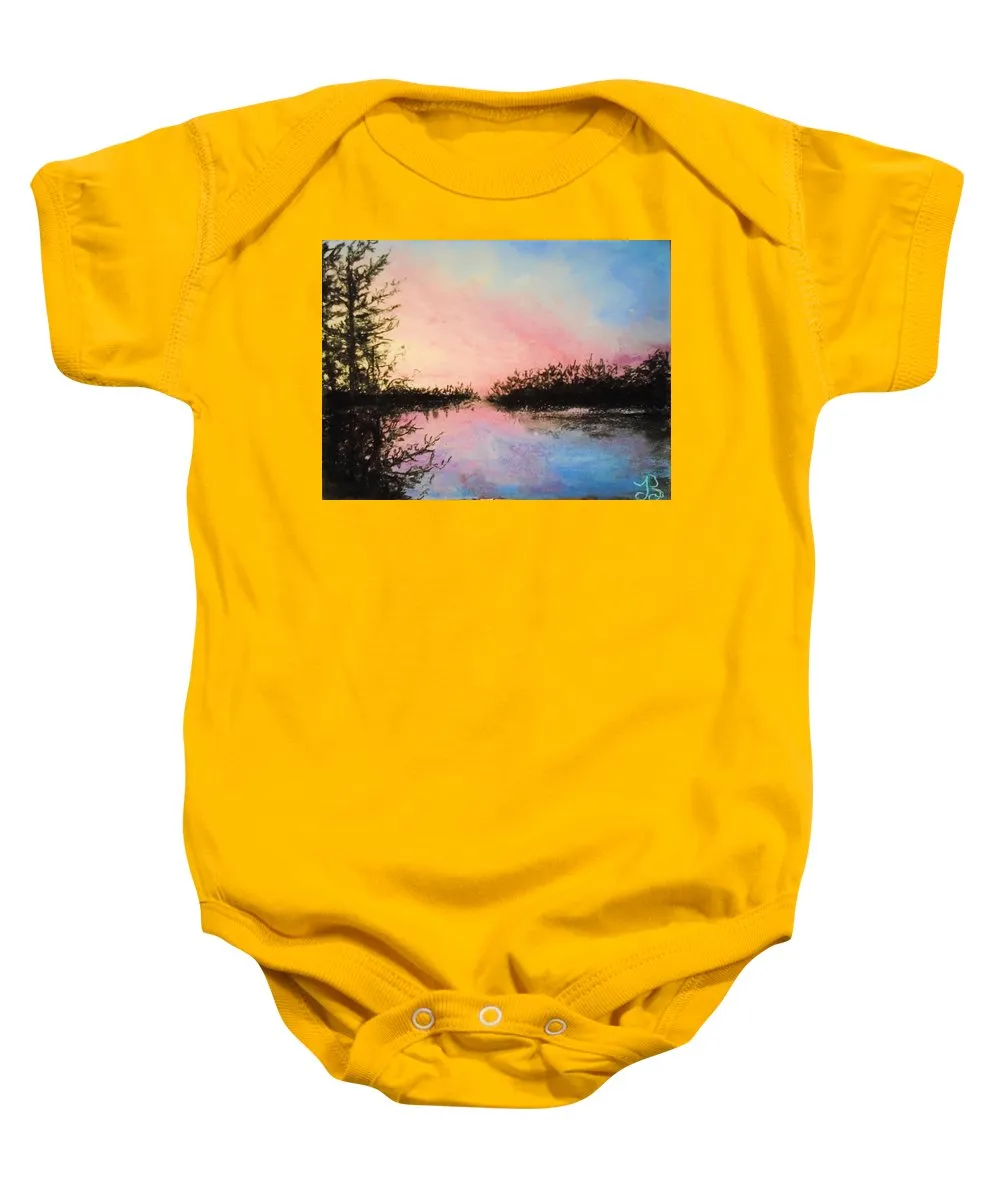 Night Streams in Sunset Dreams  - Baby Onesie