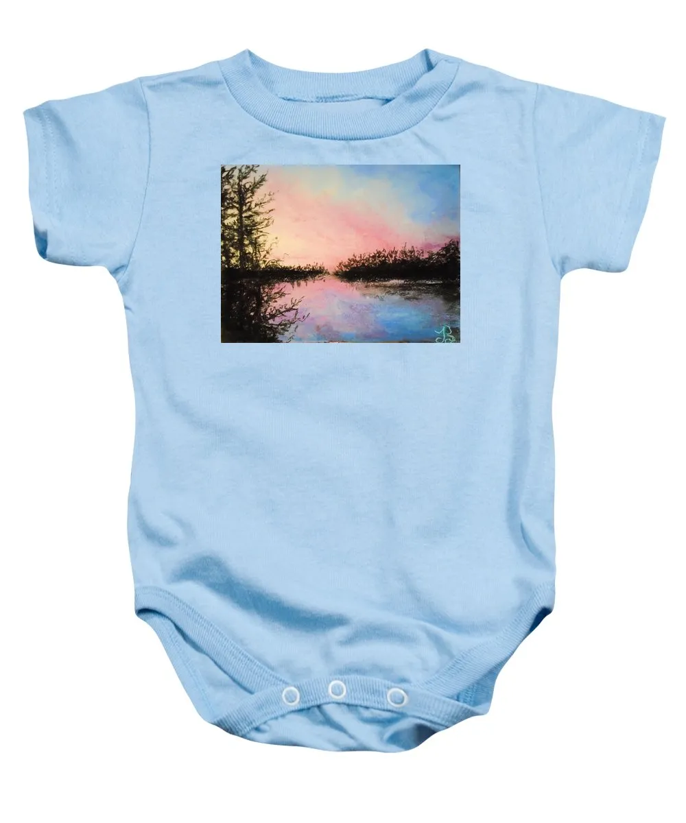 Night Streams in Sunset Dreams  - Baby Onesie