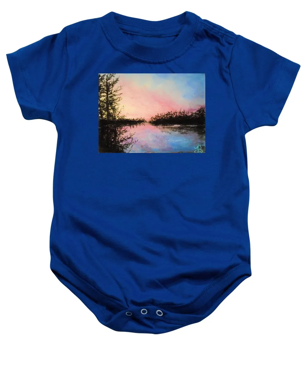 Night Streams in Sunset Dreams  - Baby Onesie