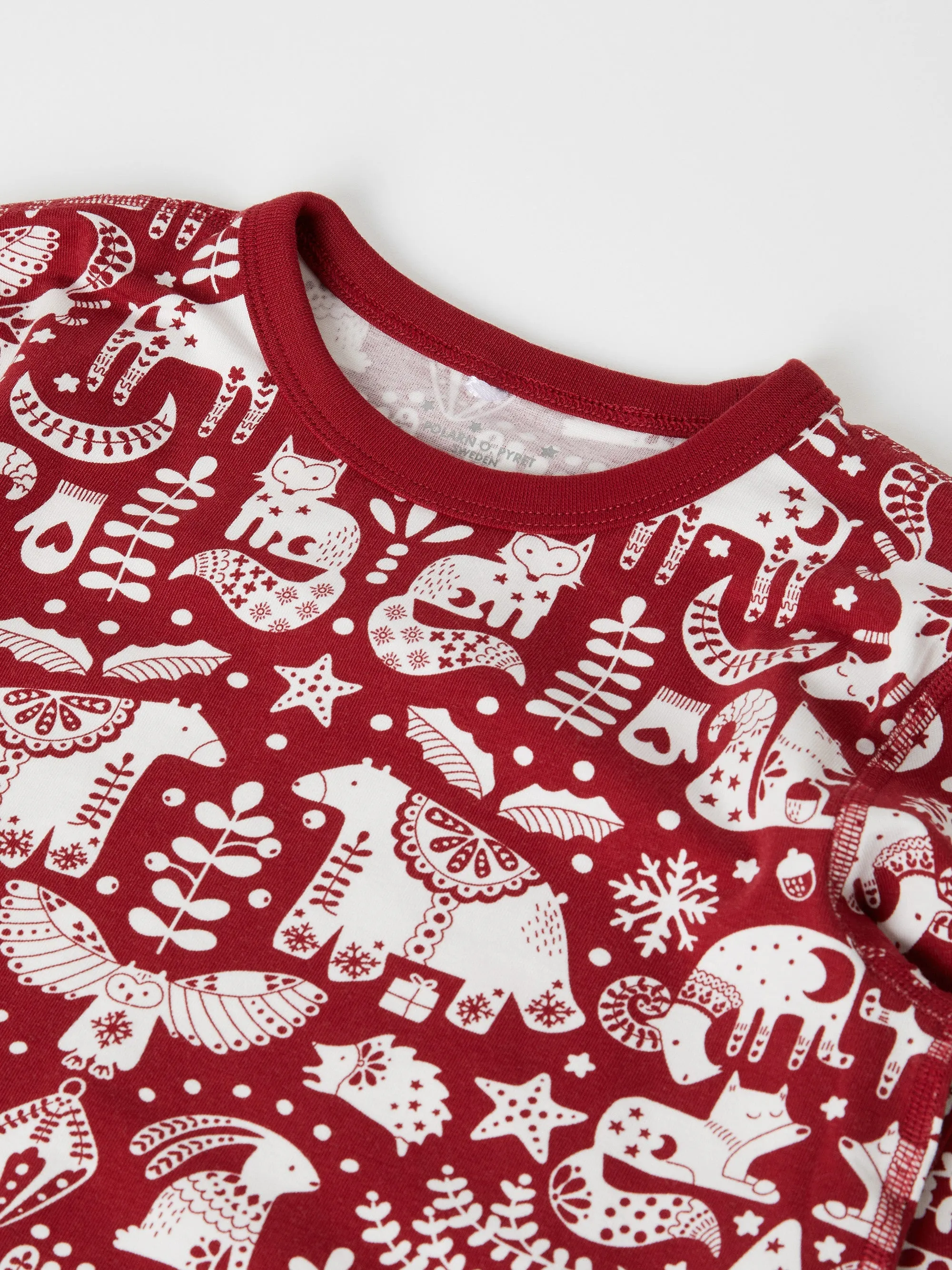 Nordic Christmas Print Kids Pyjamas