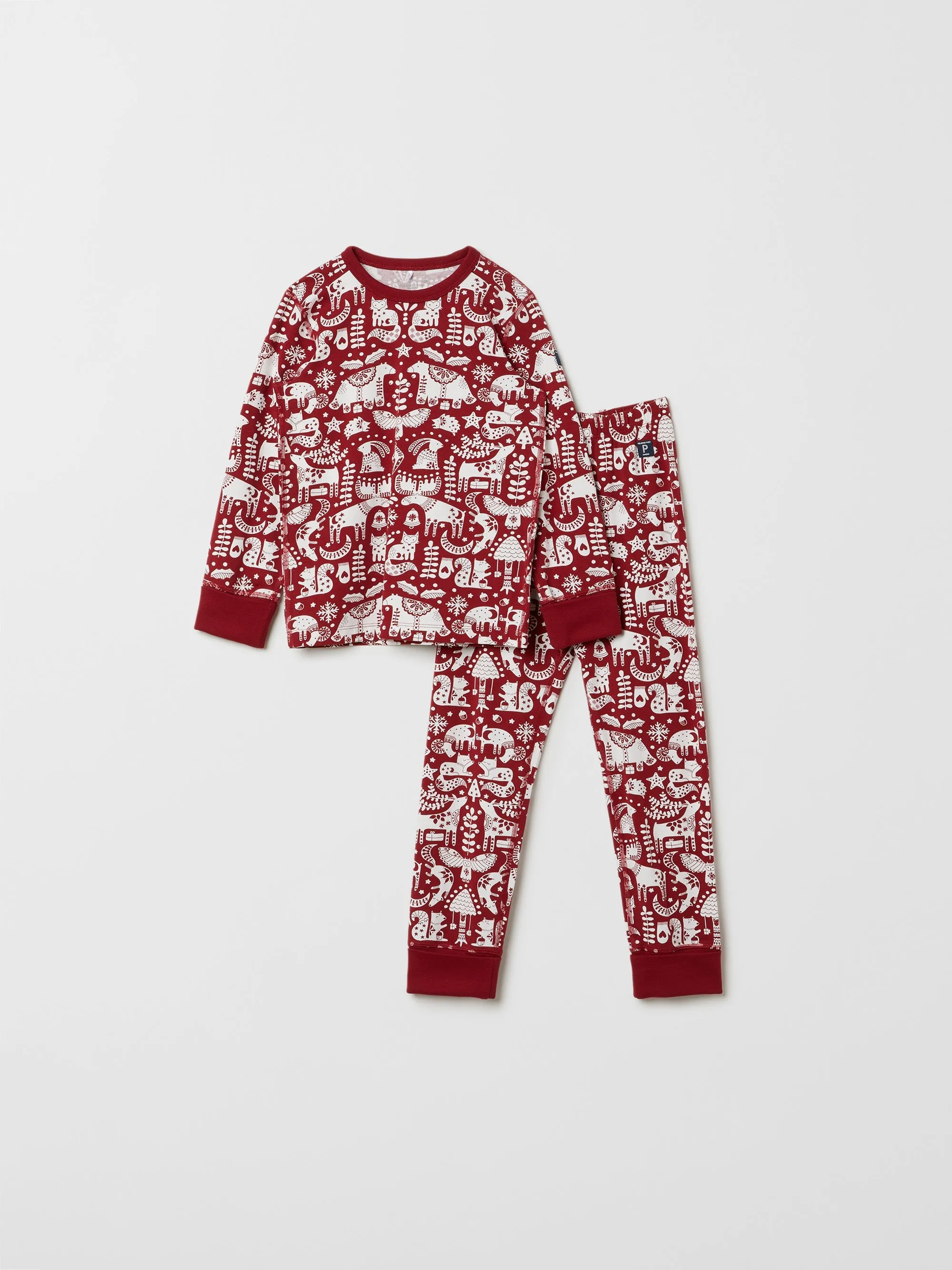 Nordic Christmas Print Kids Pyjamas
