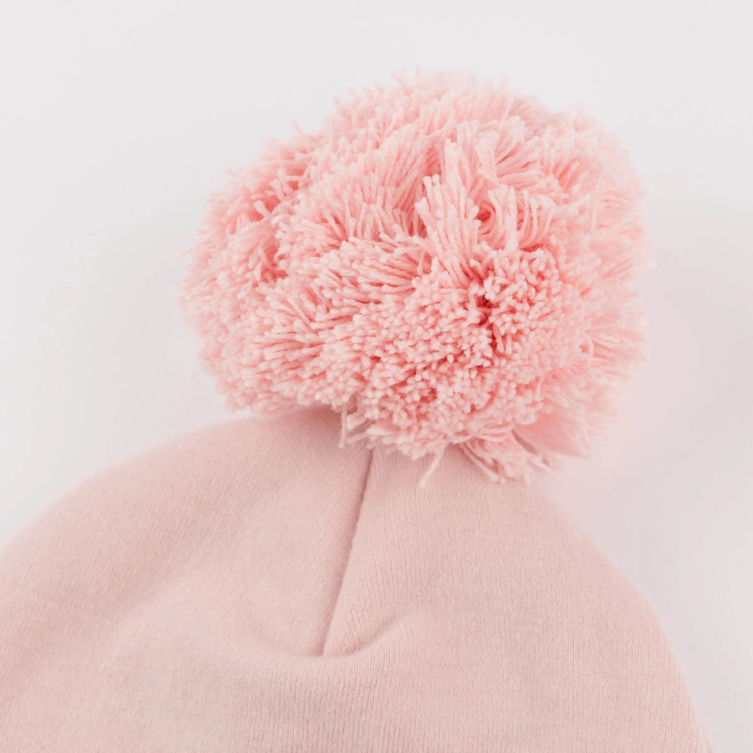 oh baby! Pom Hat - Dusty Pink on Dusty Pink