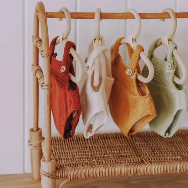 Olli Ella | Dinkum Doll Romper | Mustard
