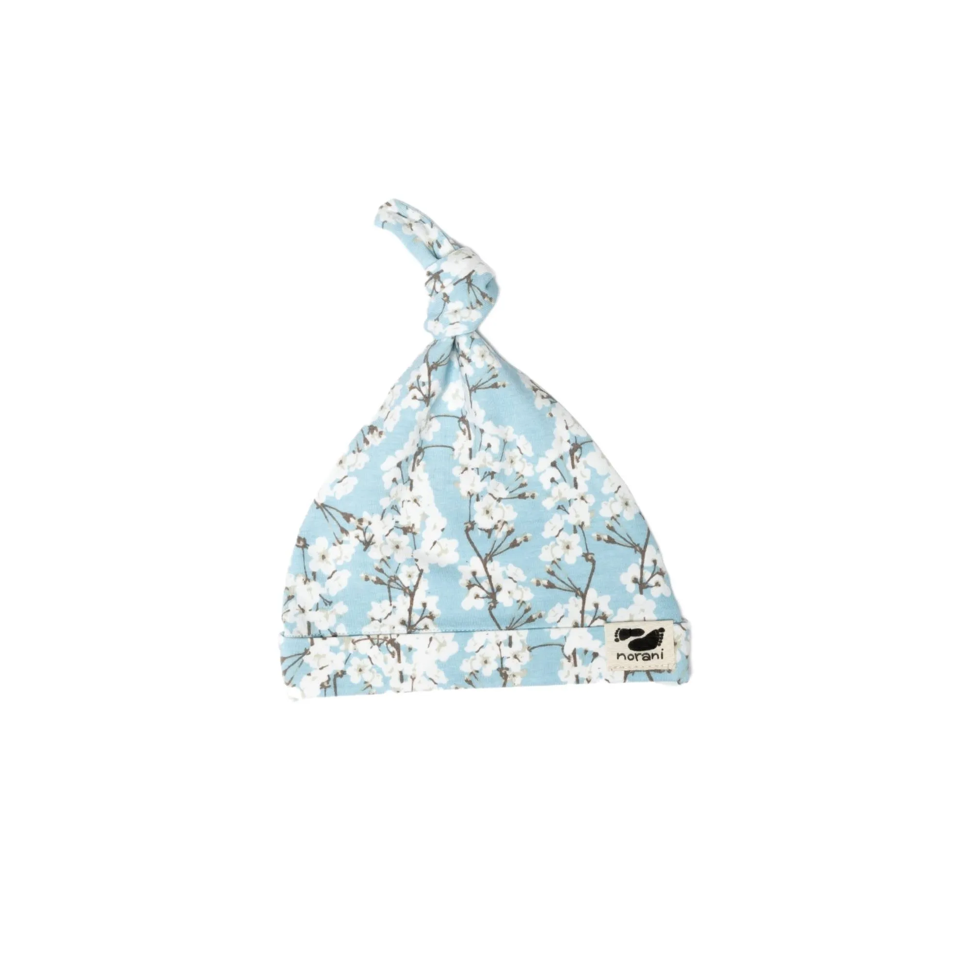 Organic Baby Beanie - Cherry Blossoms