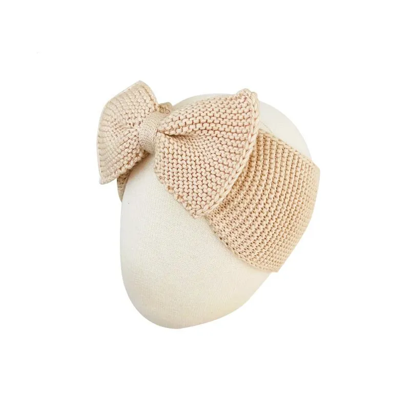 Organic Baby Headbands | Knitted Newborn Bows | Cute & Soft Baby Accessories