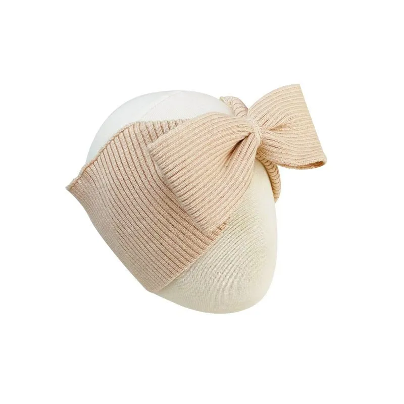 Organic Baby Headbands | Knitted Newborn Bows | Cute & Soft Baby Accessories