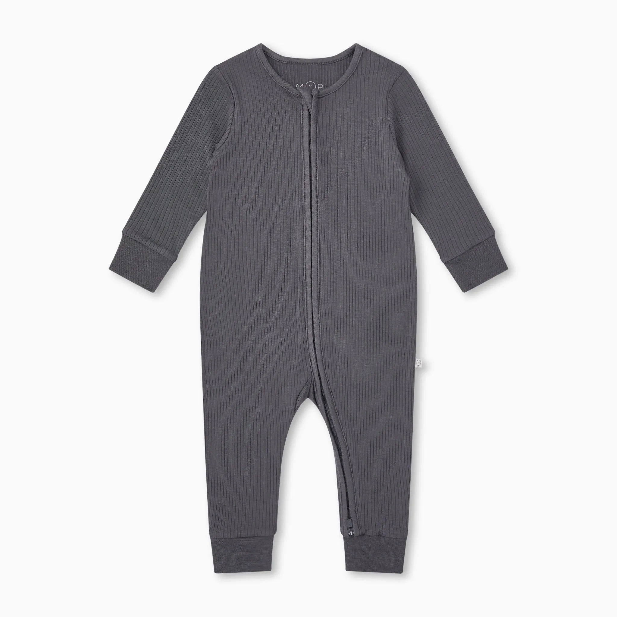 Panda Ribbed Clever Zip Sleepsuit